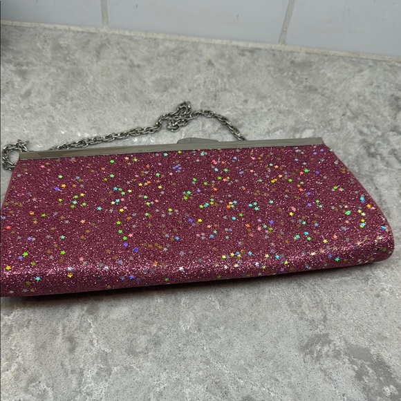 Quin’s Glittery Pink Clutch Bag - Picture 4 of 7